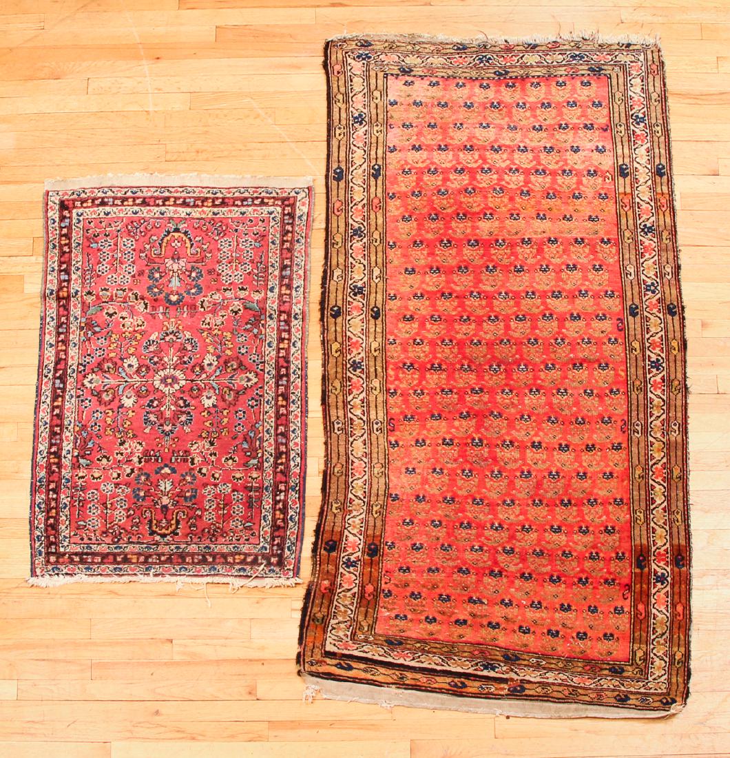 Two Antique Oriental Throw Rugs (1 of 12)
