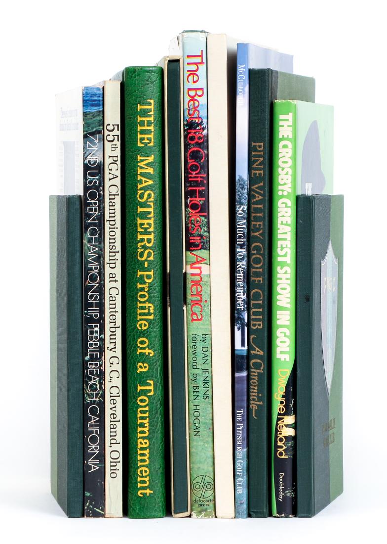 Lot of 11 golf books, Pine Valley, Oakmont, Augusta (1 of 9)