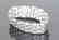 Italian Sterling Mesh Basket Weave Bracelet - 4