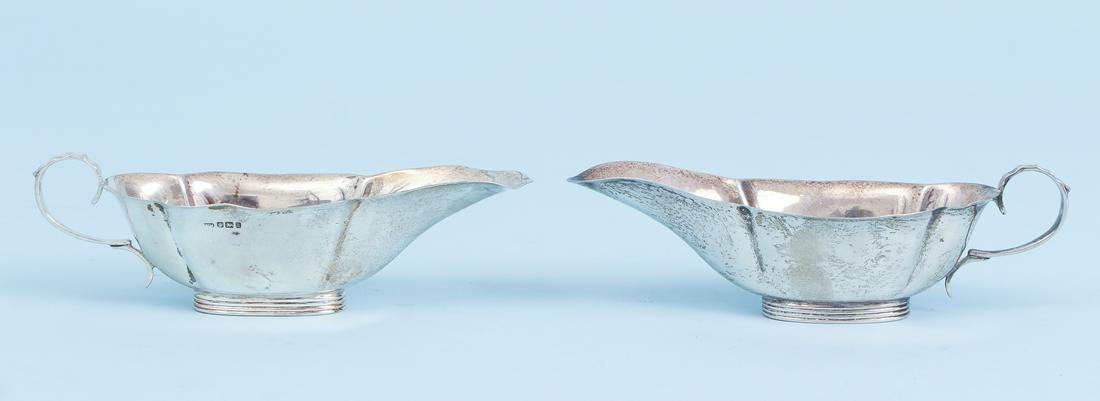 Pair of Georgian Style  Sauce Boats (1 of 4)