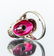 14 K Synthetic Ruby and Diamond Art Deco Ring - 3