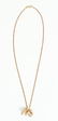 14 K Gold and Diamond Cat Themed Necklace - 2