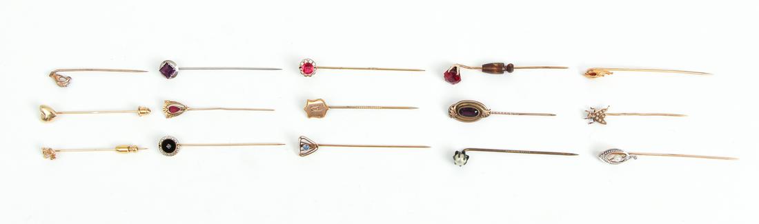 Assorted Gold Stick Pins (1 of 4)
