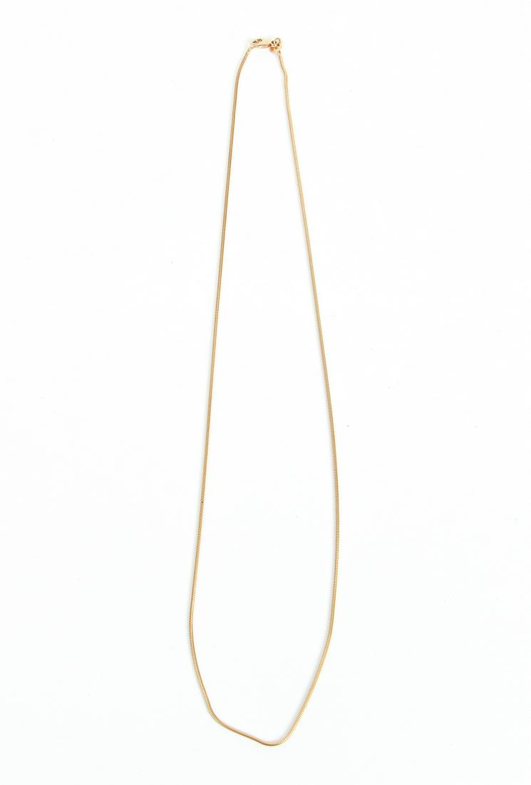 18 K Gold Snake Link Necklace (1 of 3)