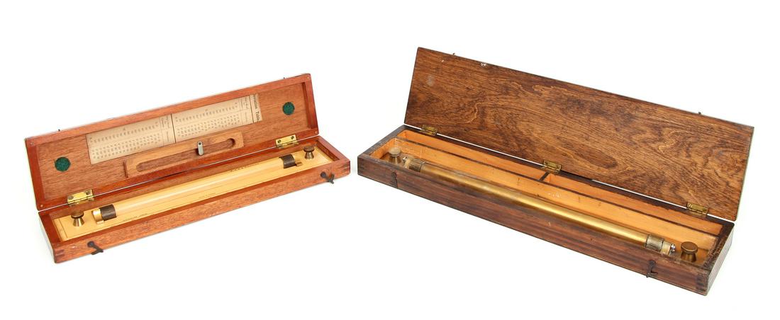 Pair of Parallel Rolling Rules with Carrying Cases (1 of 12)