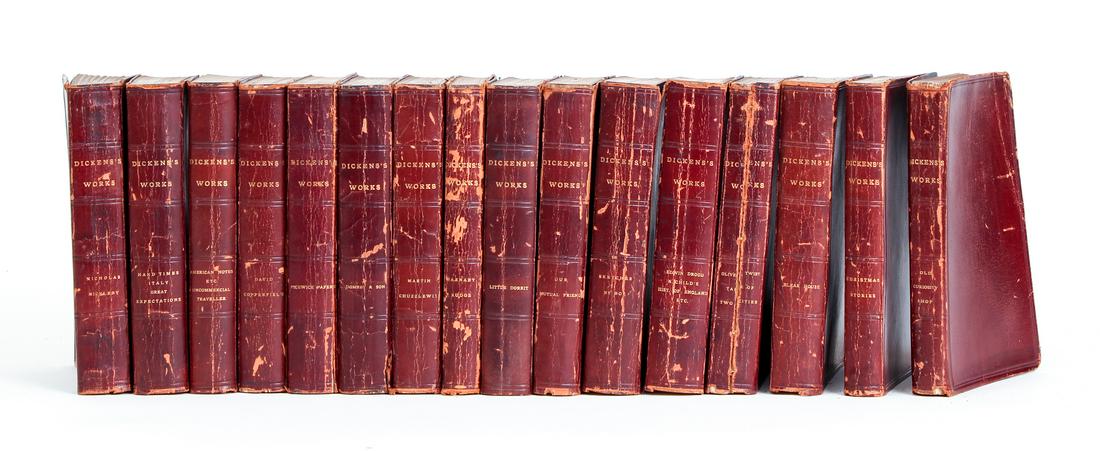 Charles Dickens Edition, 16 volumes, leather (1 of 10)