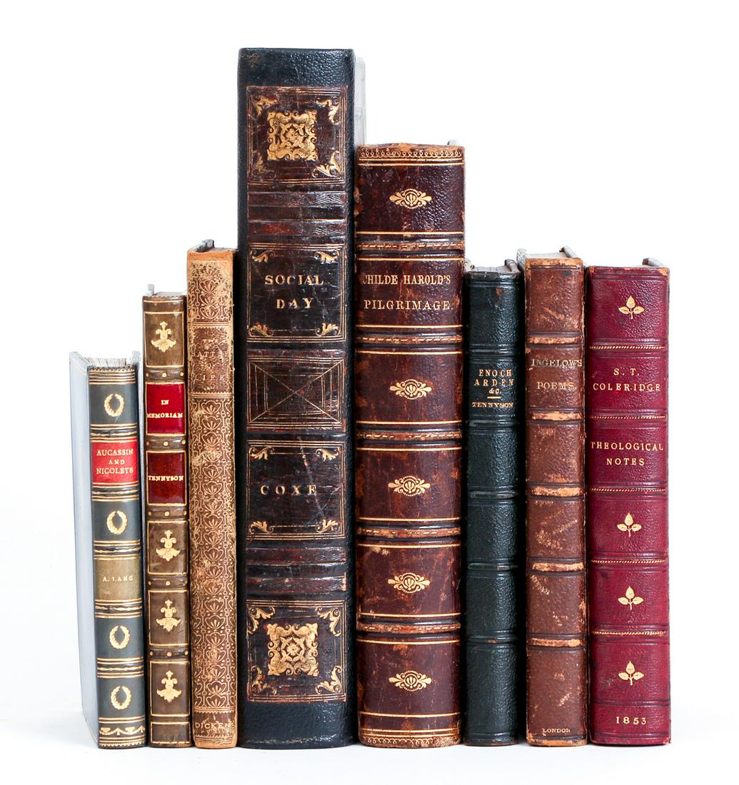 Fine binding lot, British literature, Dickens, Riviere (1 of 15)