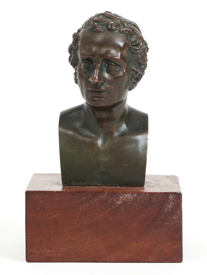 Small Bronze Bust of a Gentleman (1 of 4)