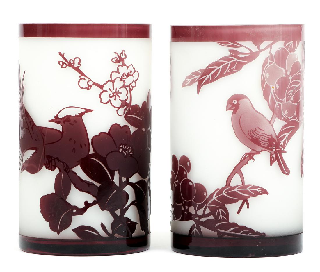 Two Modern Cameo Glass Vases (1 of 10)