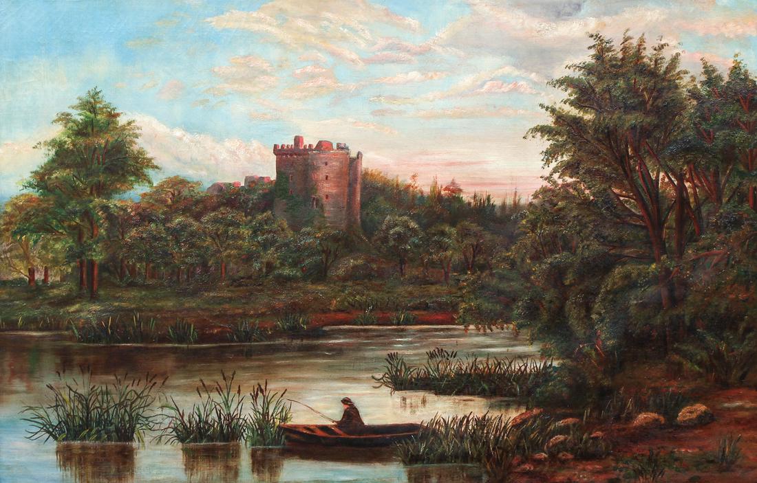 American Primitive Oil Ptg. Of Castle (1 of 7)