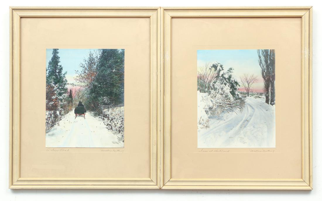 Pair of Wallace Nutting Color Tinted Photographs (1 of 9)