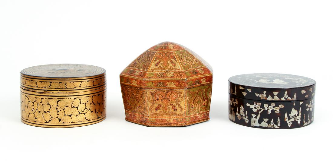 Three Antique Asian Boxes (1 of 13)
