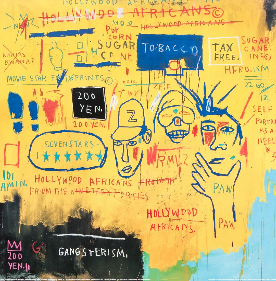 Three Framed Museum Posters, Basquiat and Bearden (1 of 9)
