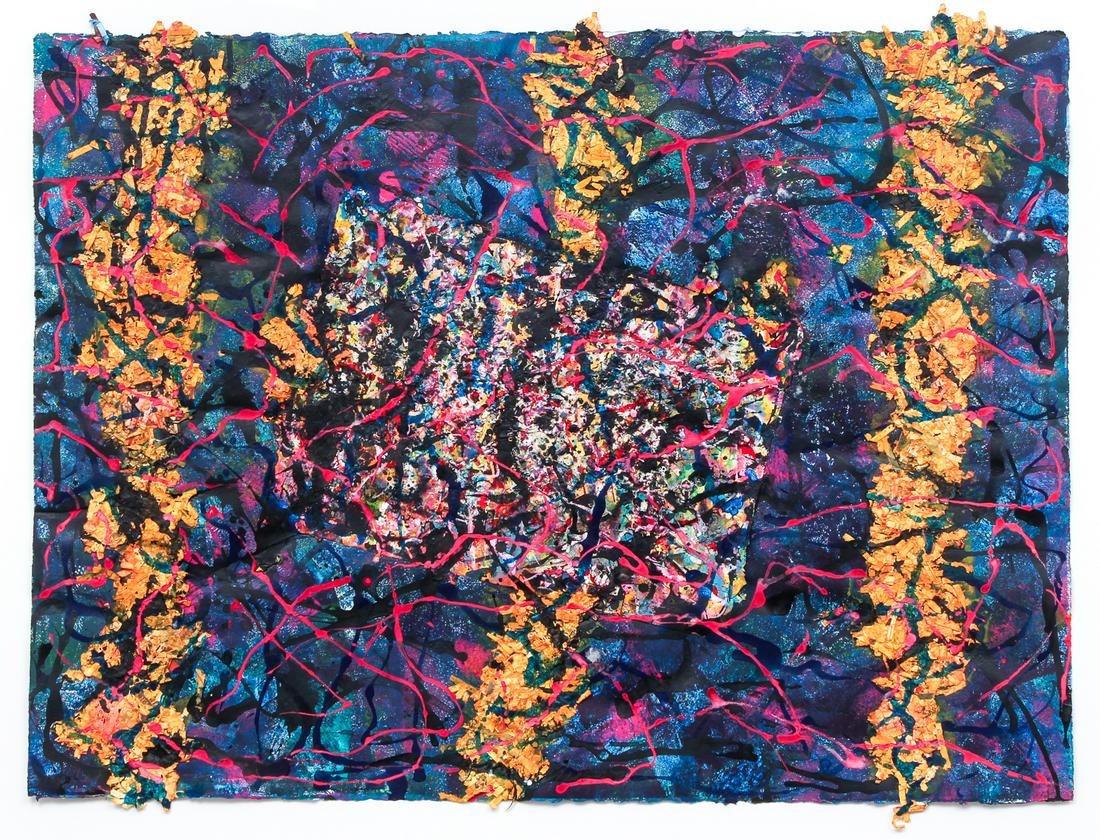 Jo-Anne Bates Tiger's Eye Mixed Media Print (1 of 8)