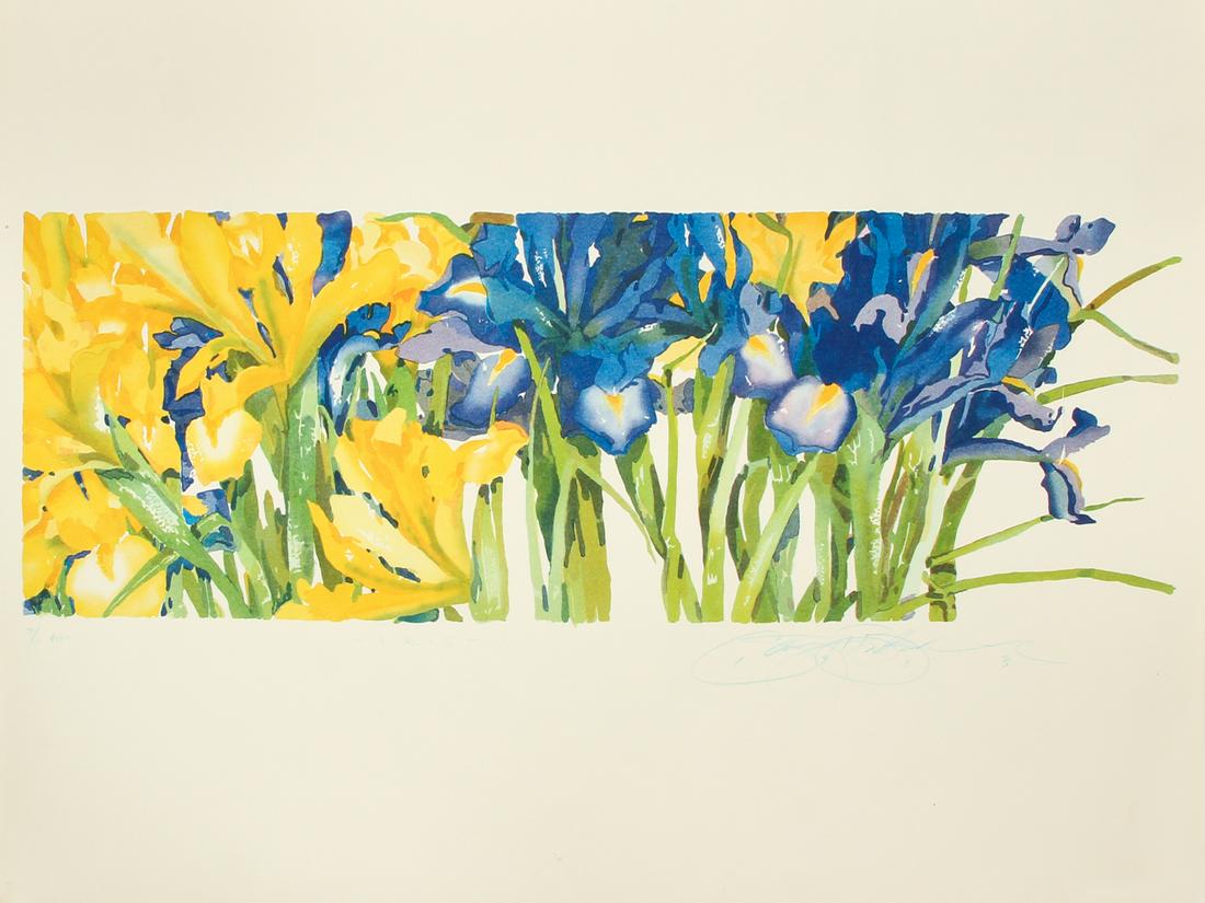 Gary Bukovnik 1983 Lithograph Iris (1 of 7)
