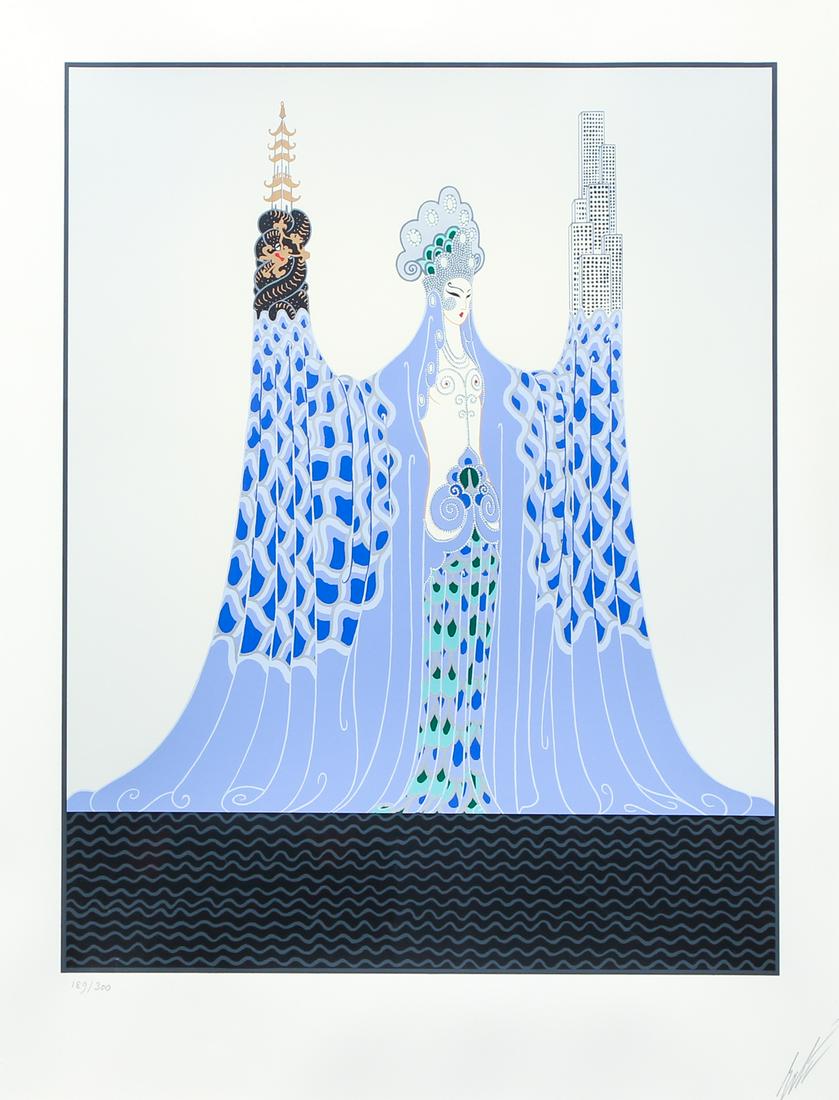 Erte Ocean Pacifique Color Serigraph (1 of 6)