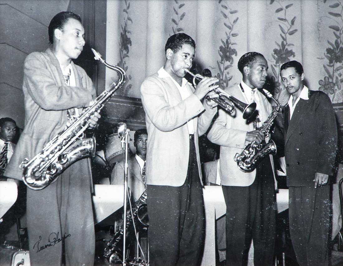 Teenie Harris signed photo Billy Eckstine Orchestra, (1 of 6)