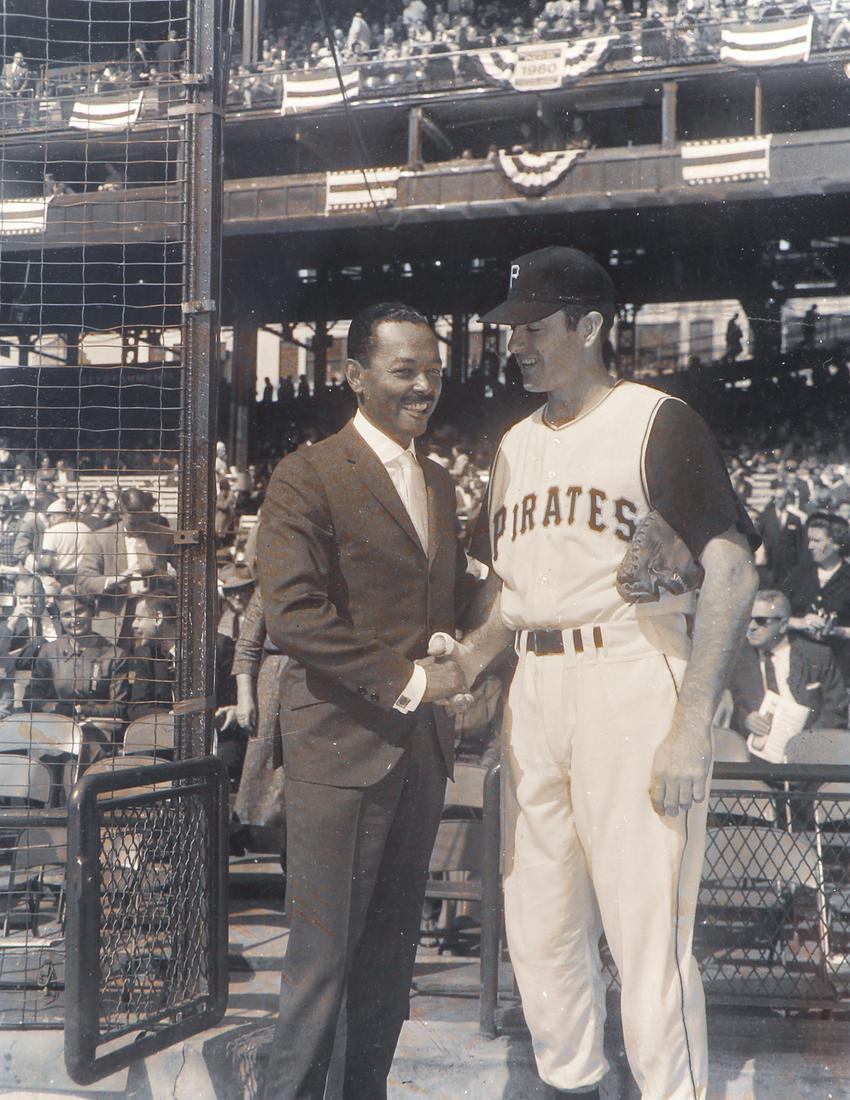 Teenie Harris photograph Billy Eckstine with Dick (1 of 4)