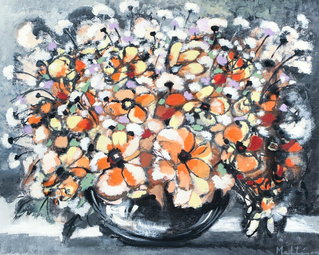 Yannis Maltezos painting Floral Still Life (1 of 7)