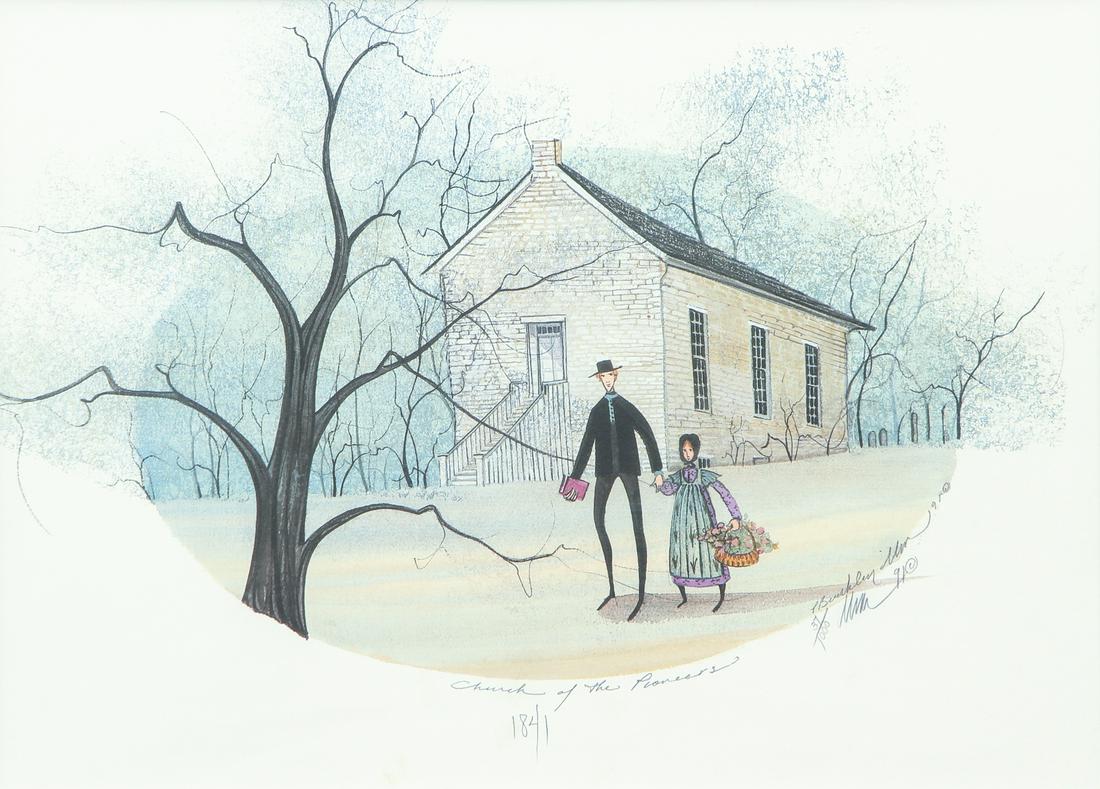 Two P Buckley Moss Signed Prints (1 of 8)