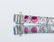 Art Deco Platinum Diamond Ruby Bracelet - 7