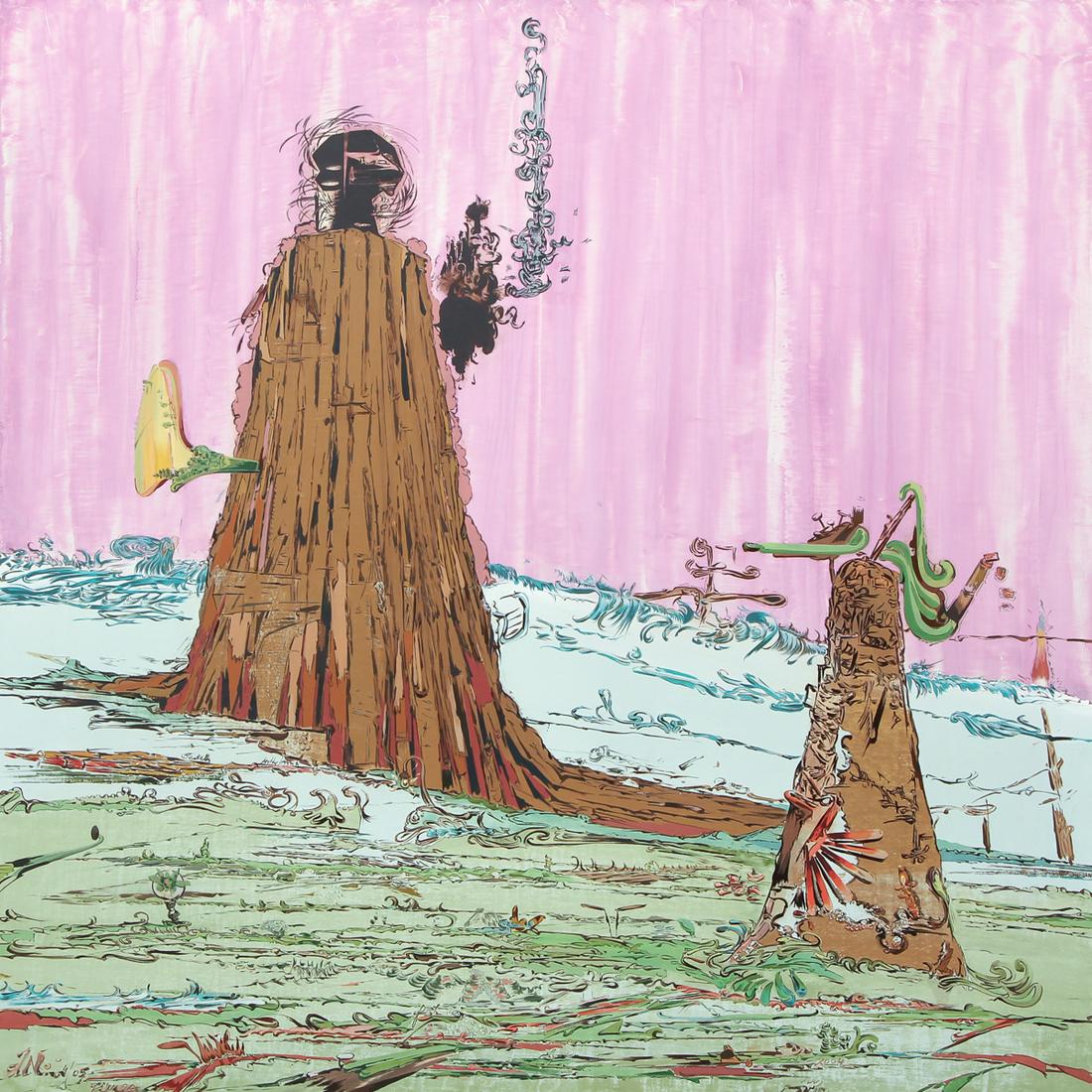 Johan Nobell 2004 oil Gone But Not Forgotten: Nobell, Johan (Swedish, born 1963), Gone But Not Forgotten, 2004, oil on linen, 92 x 92 cm. 36 x 36 inches, signed J. N. lower left corner, Provenance: Andrehn Schiptenko, Stockholm, Sweden