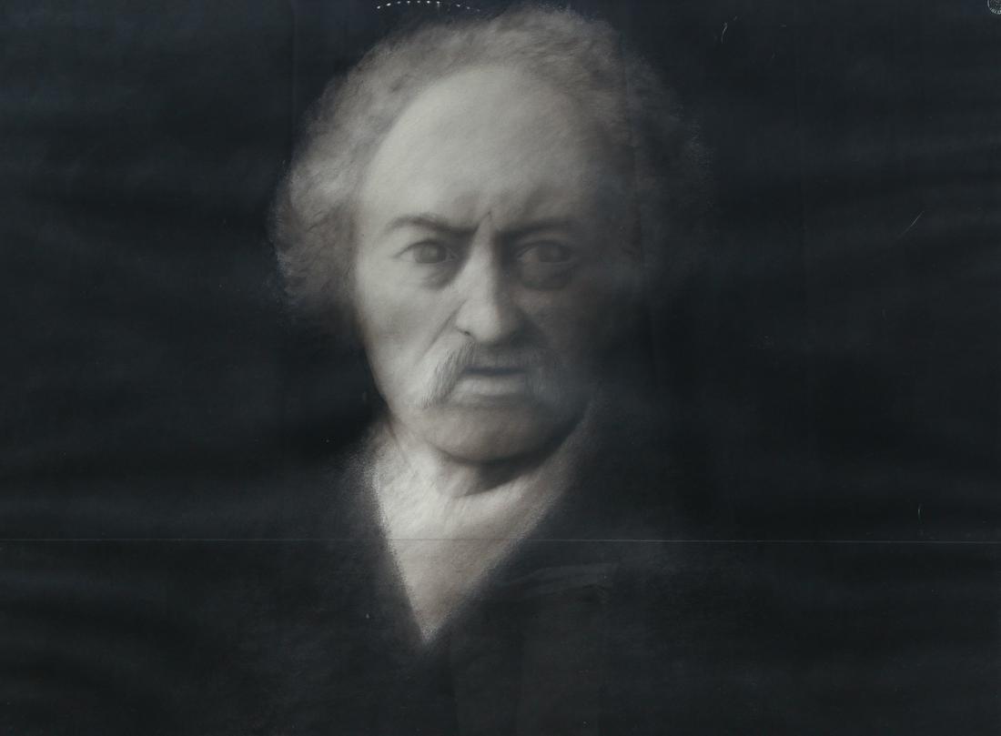 Joseph Piccillo 1973 drawing Study: Piccillo, Joseph (American, born 1941), Study, 1973, pencil drawing, 30 x 40 inches, signed, titled, and dated lower right edge, Provenance: Spencer A. Samuels & Company , New York, framed in a silver