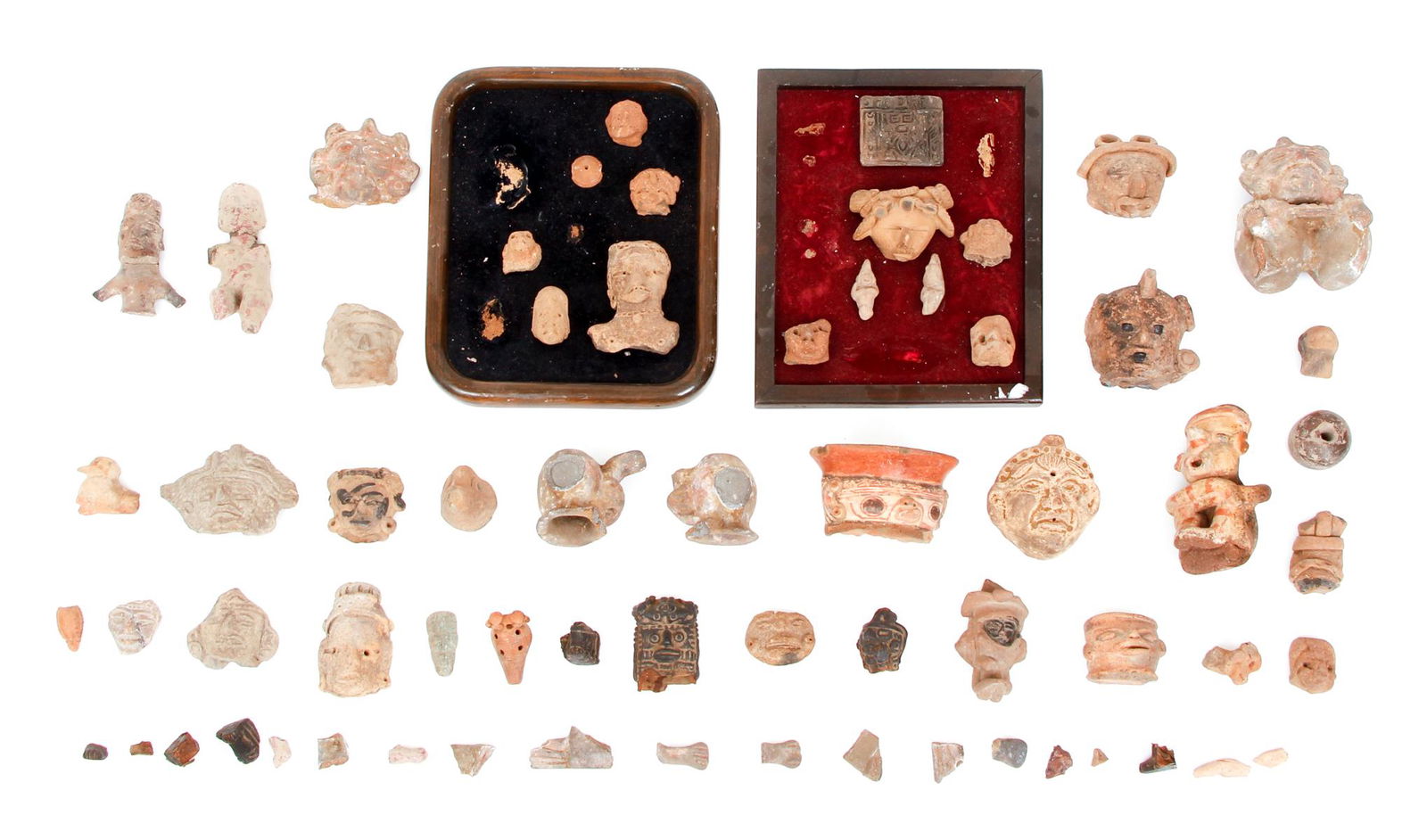 Large Group of Pre-Columbian Pottery Pieces (1 of 8)