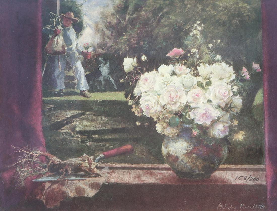 Malcolm Parcell limited edition lithograph The Gardener (1 of 5)