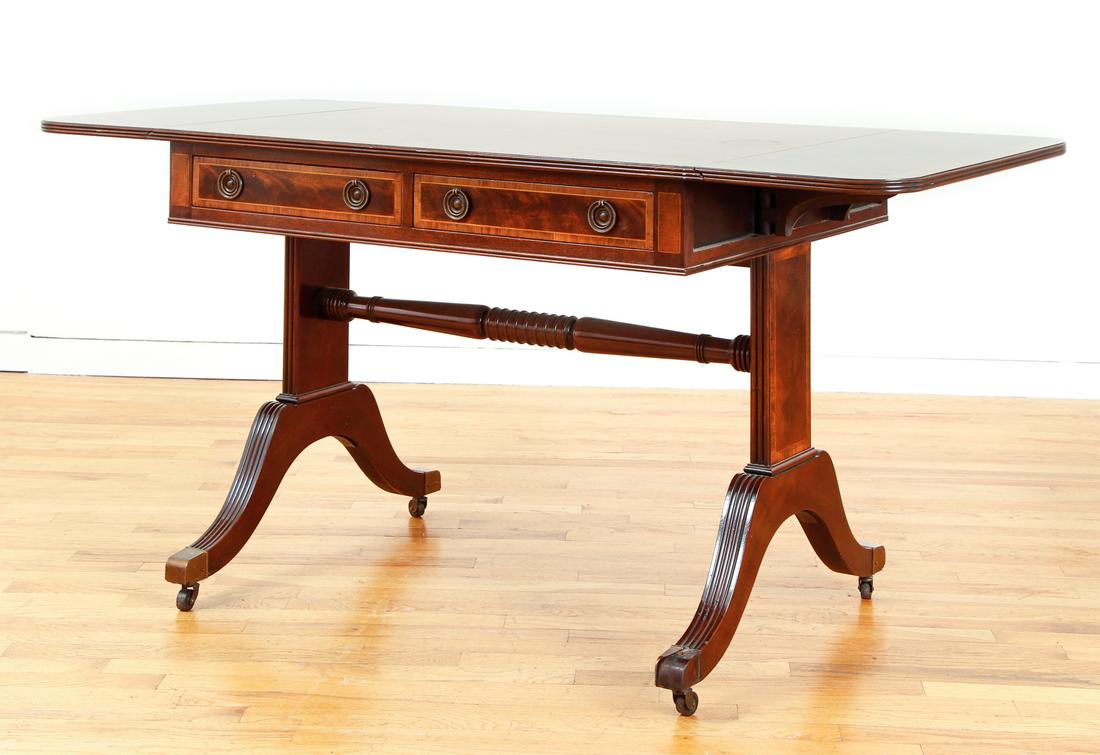 Baker Two Drawer Writing Desk (1 of 13)