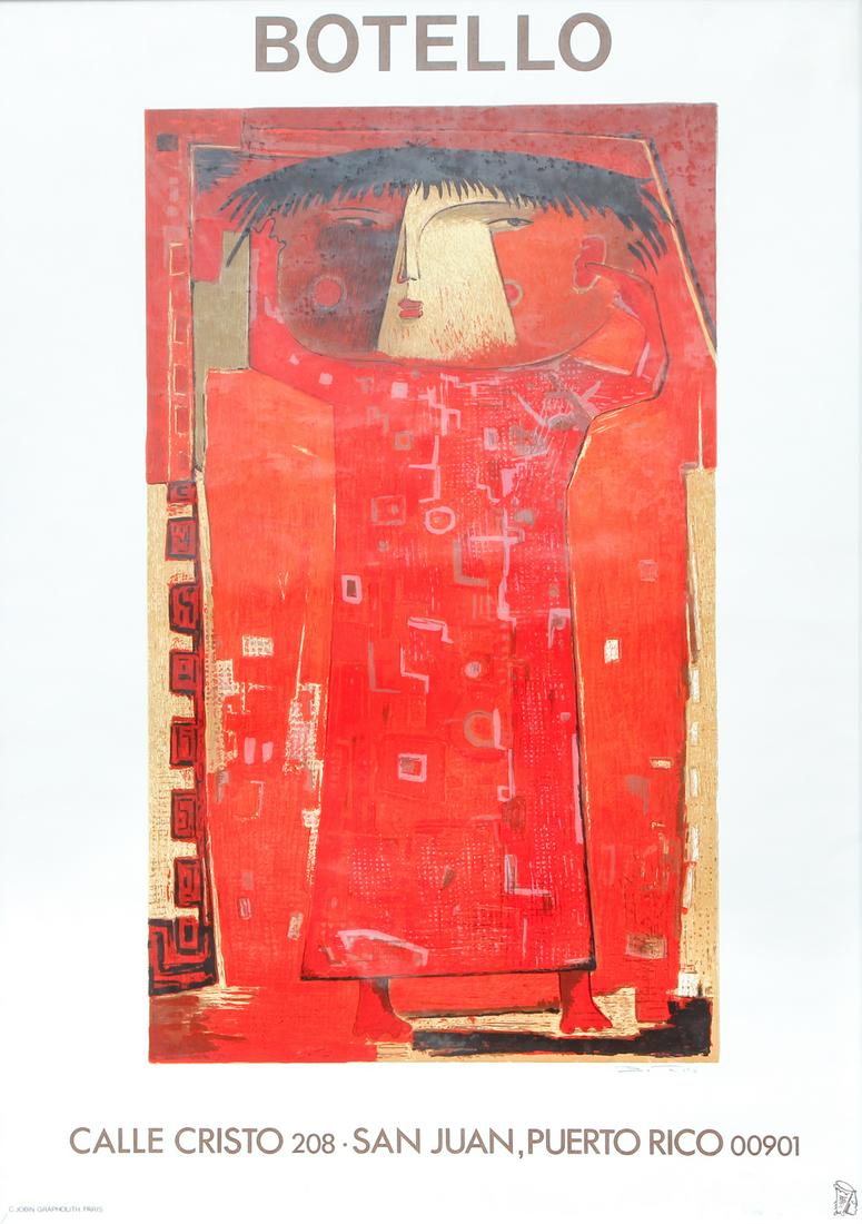 Botello pencil signed Poster (1 of 6)