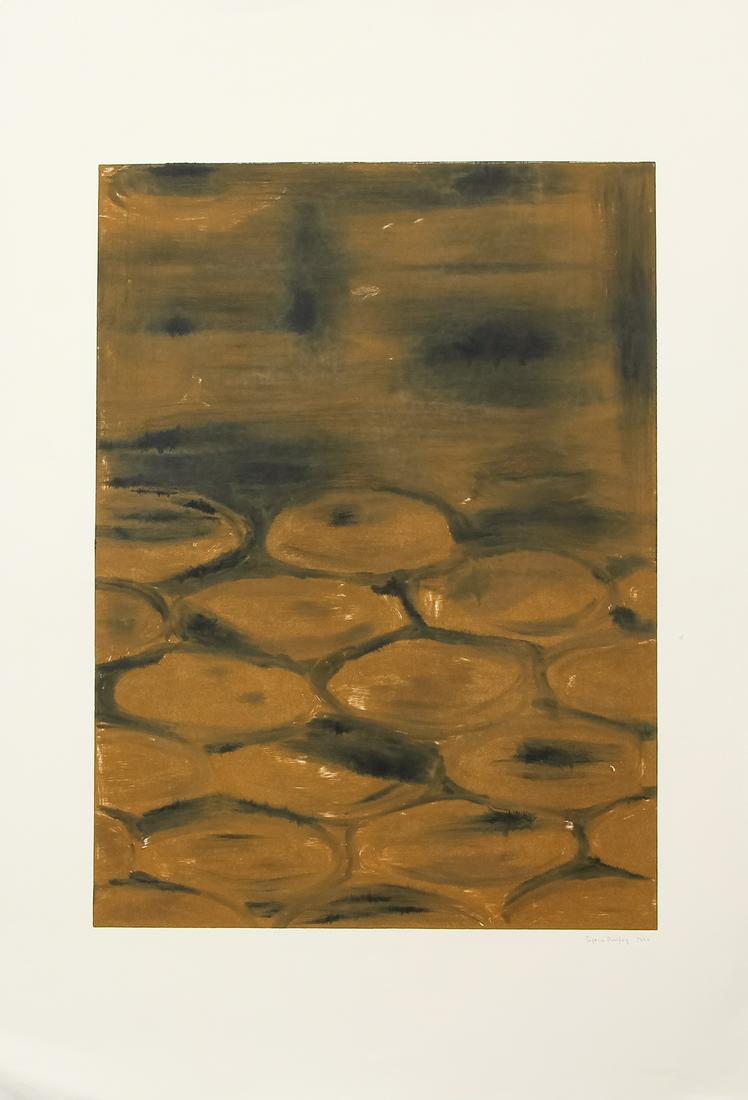 Patrick Dunfey 1990 large color monoprint Traitor (1 of 6)