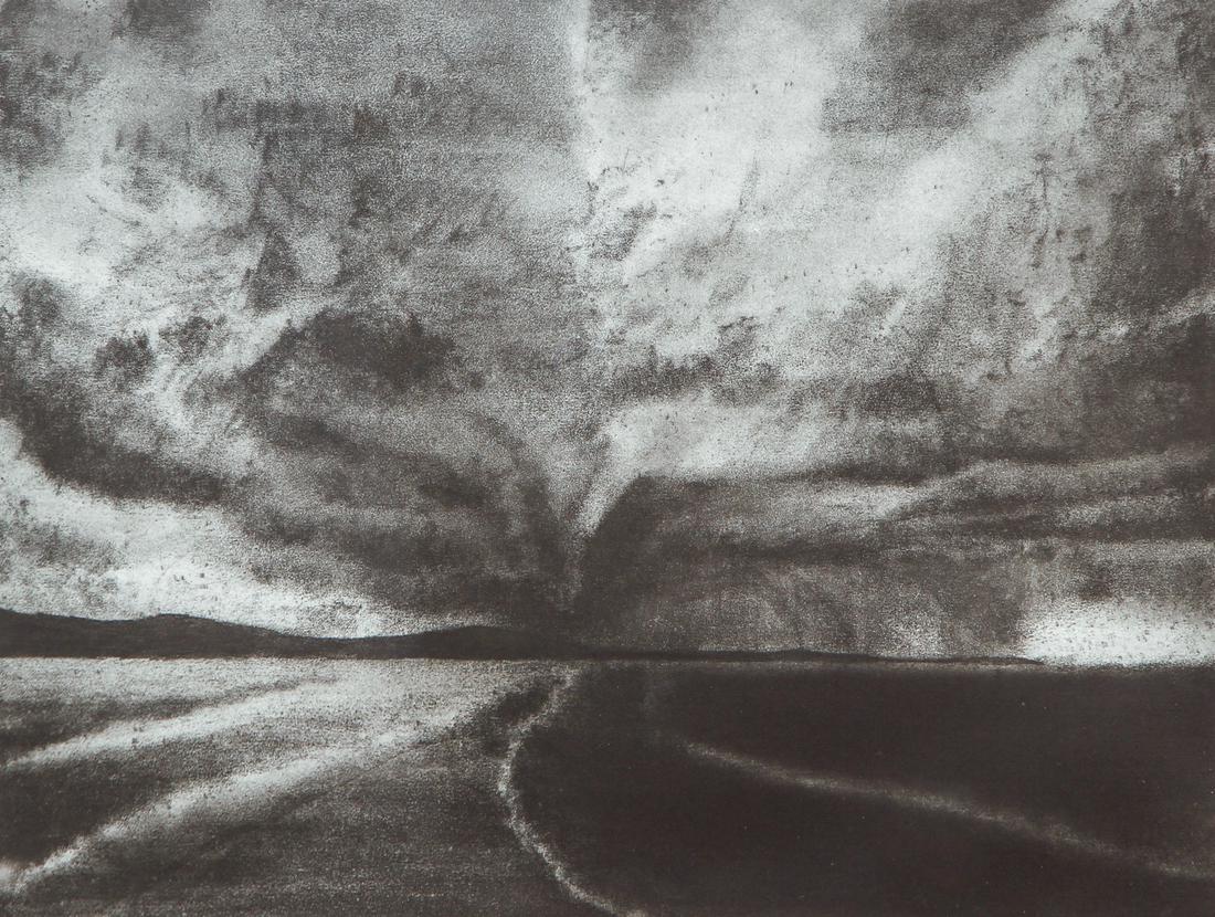 April Gornik 1994 etching and aquatint  Road (1 of 7)