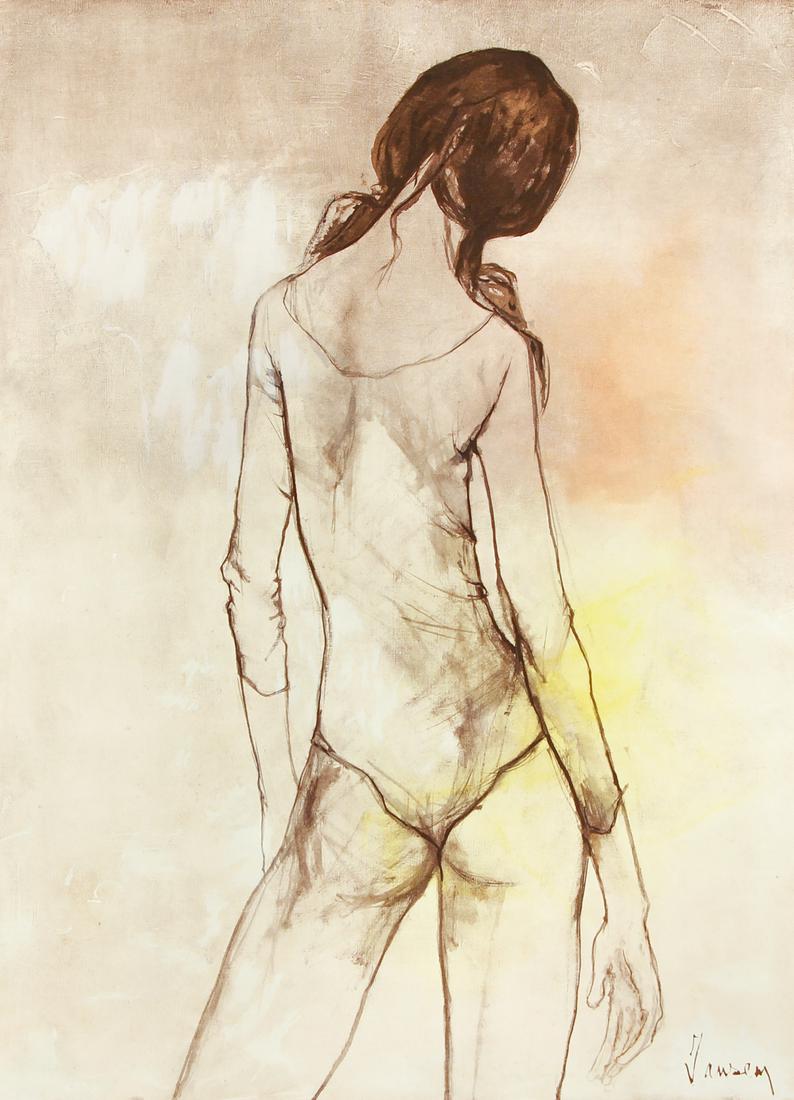 jean jansem lithograph  Danseuse de Dos (1 of 8)