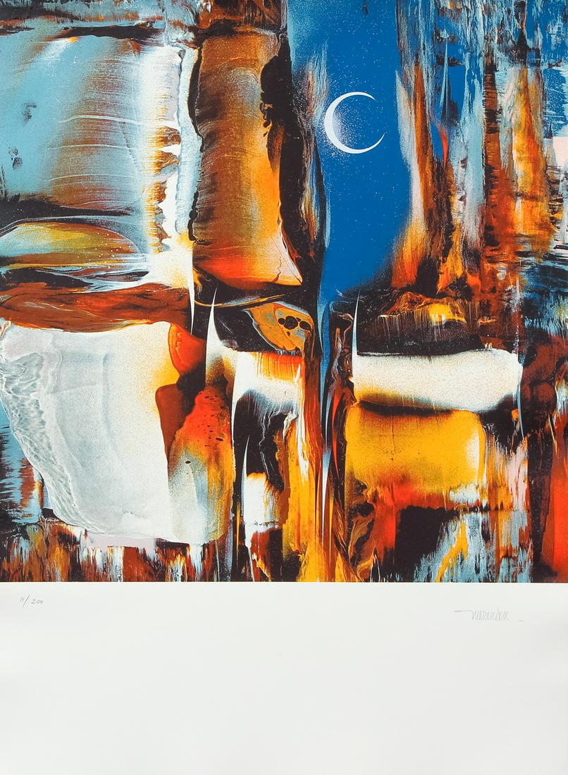 4 Leonardo Nierman signed lithographs with embossing (1 of 16)