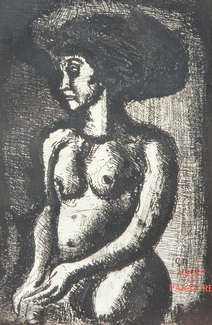 Georges Rouault 1932 Fille au Grand Chapeau (1 of 5)