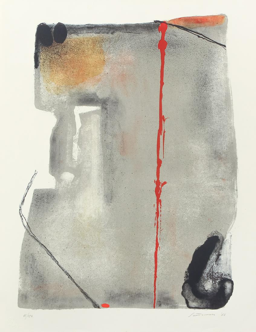 Giuseppe Santomaso 1966 signed litho Abstract (1 of 6)