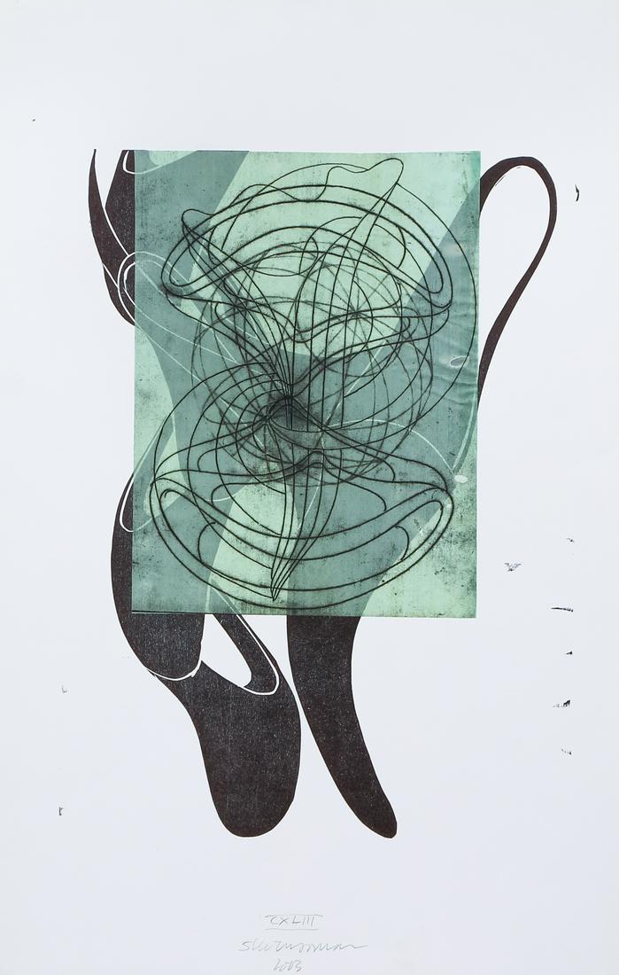 Steven Sorman 2003 Abstract monotype (1 of 6)