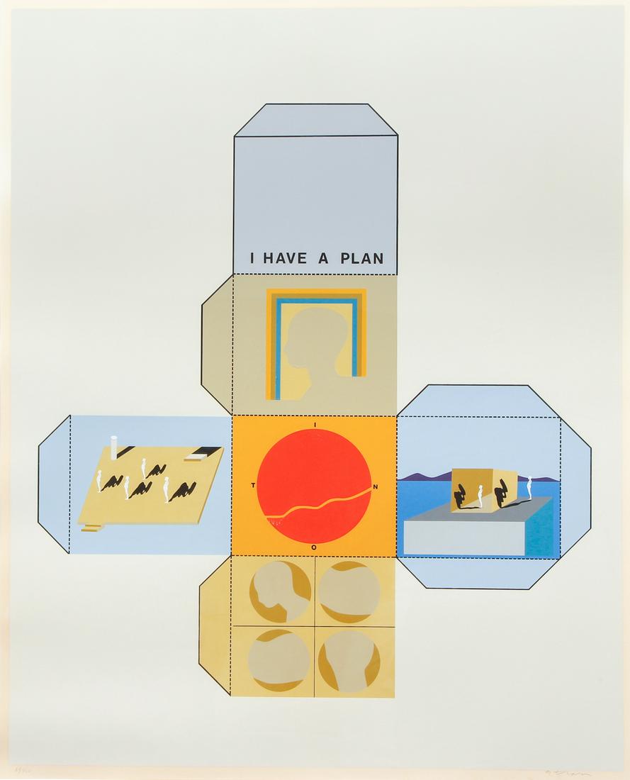 Ernest Trova "Series 75" orig serigraph 1975 (1 of 7)