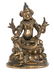 Tibetan Bronze Figure Yellow Jambhala