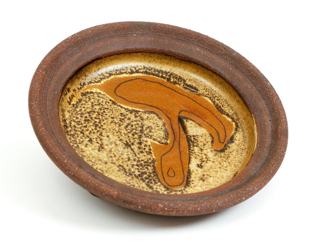 Edna Arnow Stoneware Shallow Bowl (1 of 6)