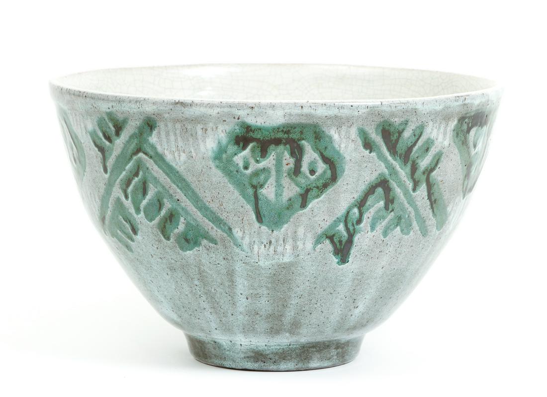 Paul Bonifas Large Ceramic Bowl Glazed (1 of 7)