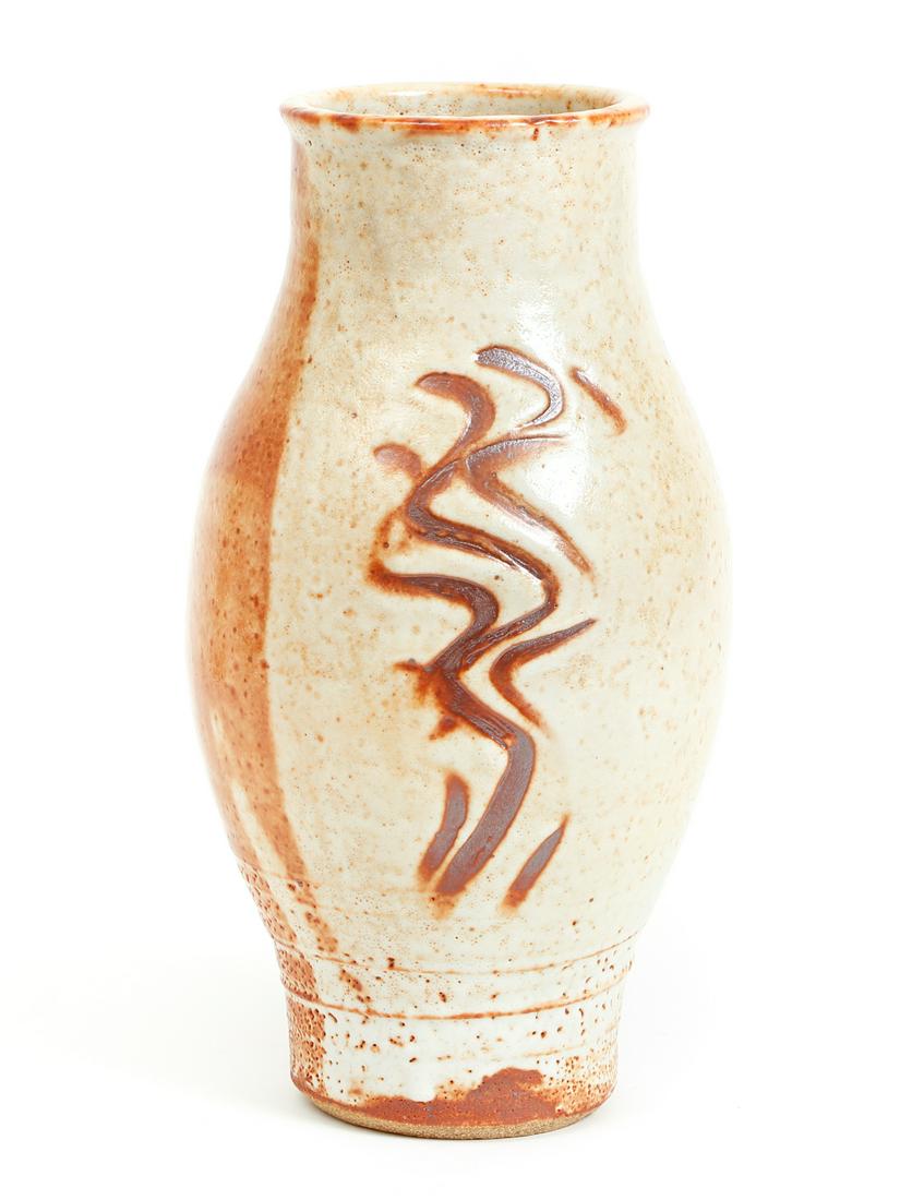 Warren MacKenzie Tall Ceramic Vase (1 of 6)