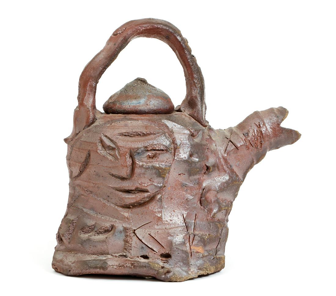 Kirk Mangus Large Stoneware Teapot (1 of 8)