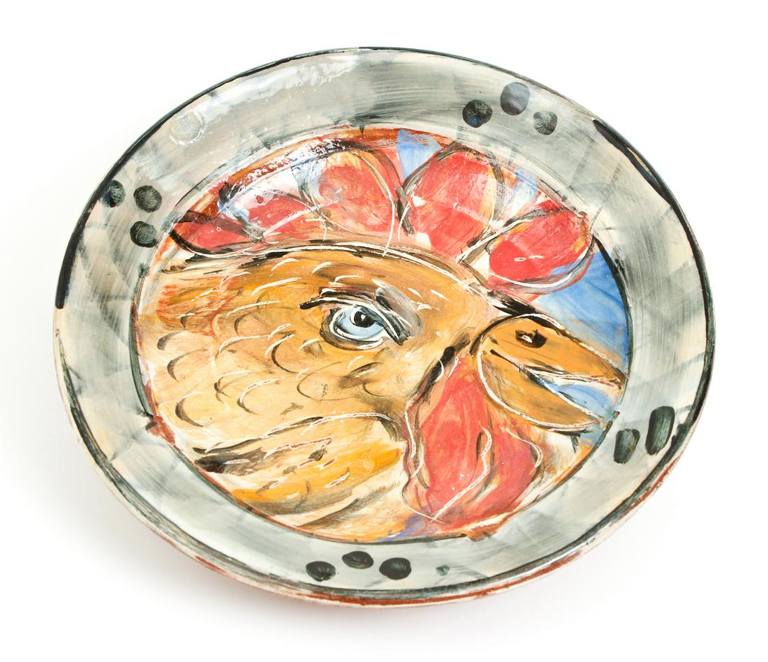 Ron Meyers Ceramic Painted Charger (1 of 5)