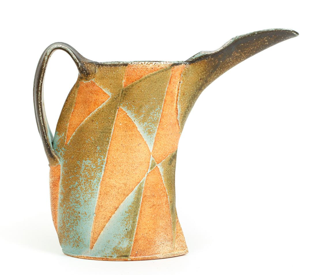 Jeff Oestreich Stoneware Pitcher Beaked (1 of 8)