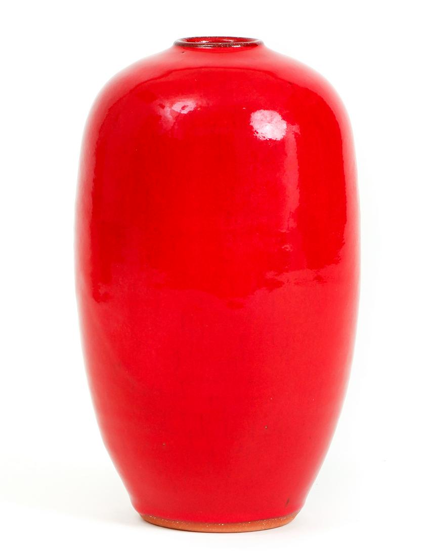 Ben Owen Chinese Red Vase (1 of 4)