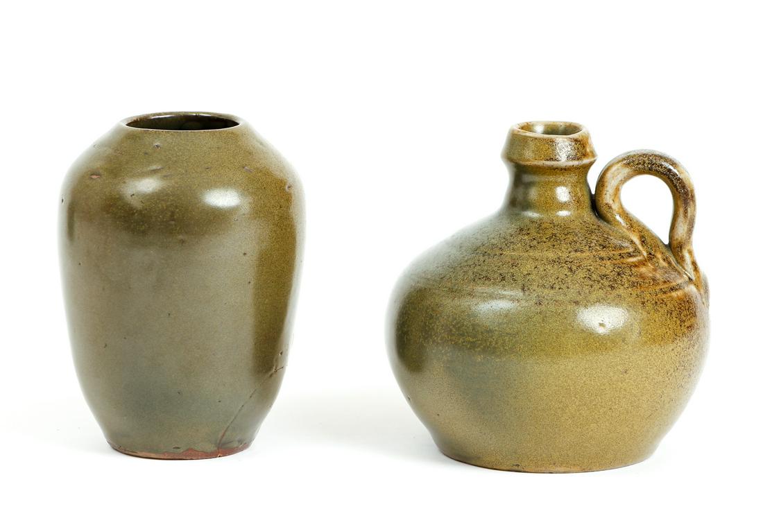 Ben Owen Pair Green Ceramics (1 of 10)