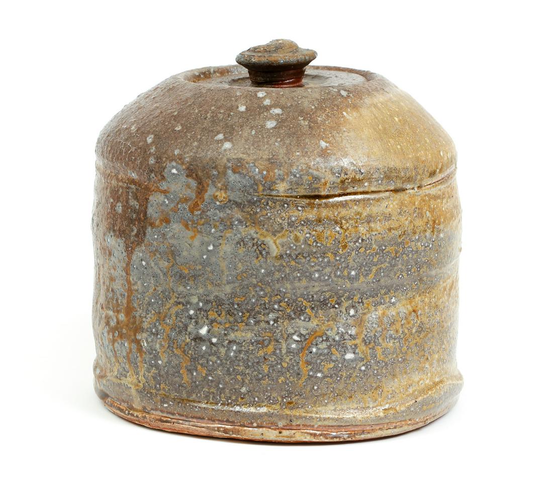 Jeff Shapiro Anagama Lidded Jar (1 of 7)