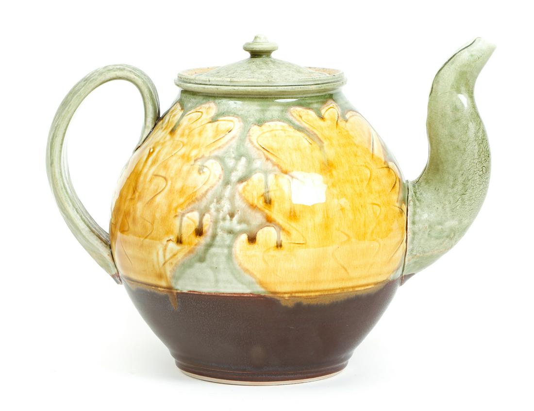 Linda Sikora Stoneware Teapot with Lid (1 of 10)
